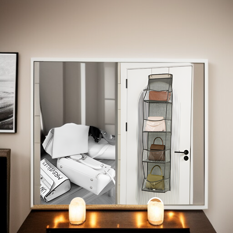 収納ハンギングバッグ壁掛けドア吊り下げ立体多層寮収納バッグ多機能衣類・おもちゃ収納バッグ