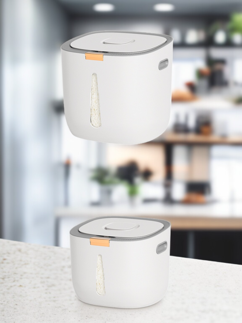 Large capacity rice bucket