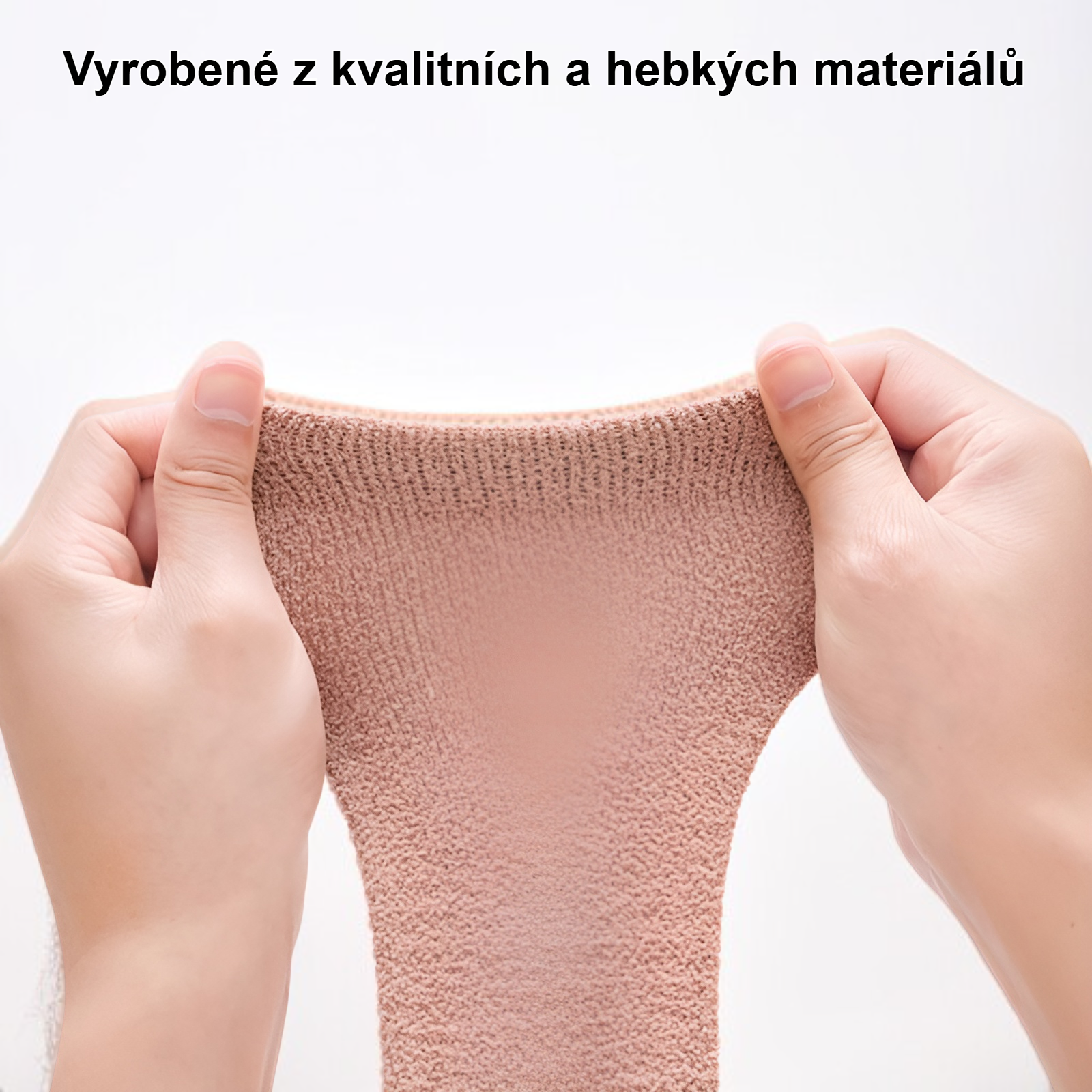 Prodloužené, měkké a teplé návleky na nohy