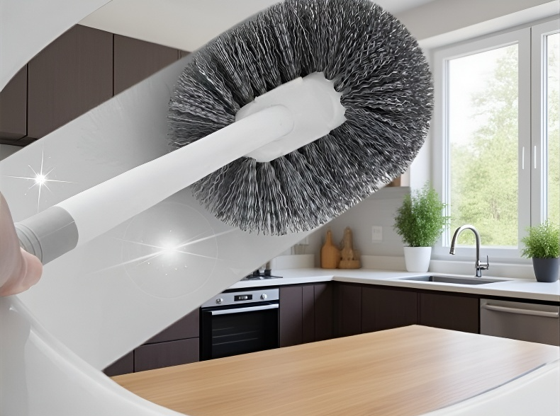 スタイリッシュな日本のトイレブラシ