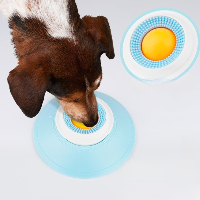 Pet Anti-Slip Licking Slow Food Plate