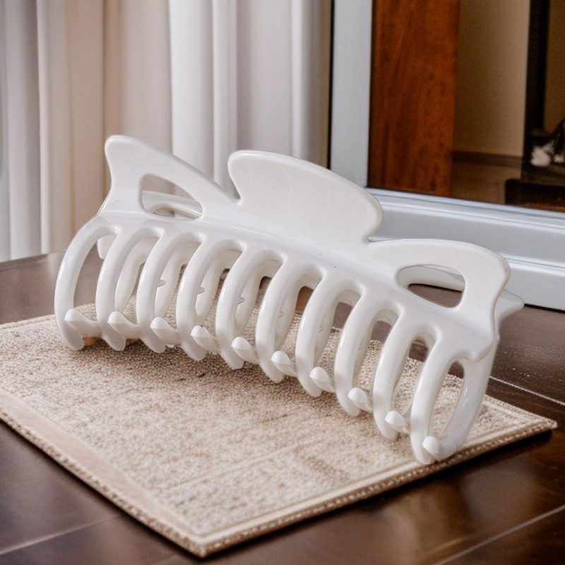  Elastyczna silikonowa spinka do włosów, antykolizyjna, trwały klips motylkowy typu „kość smoka”