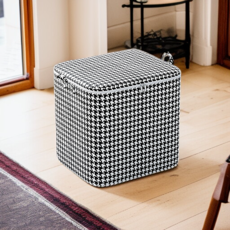 千鳥格衣物被子收納袋