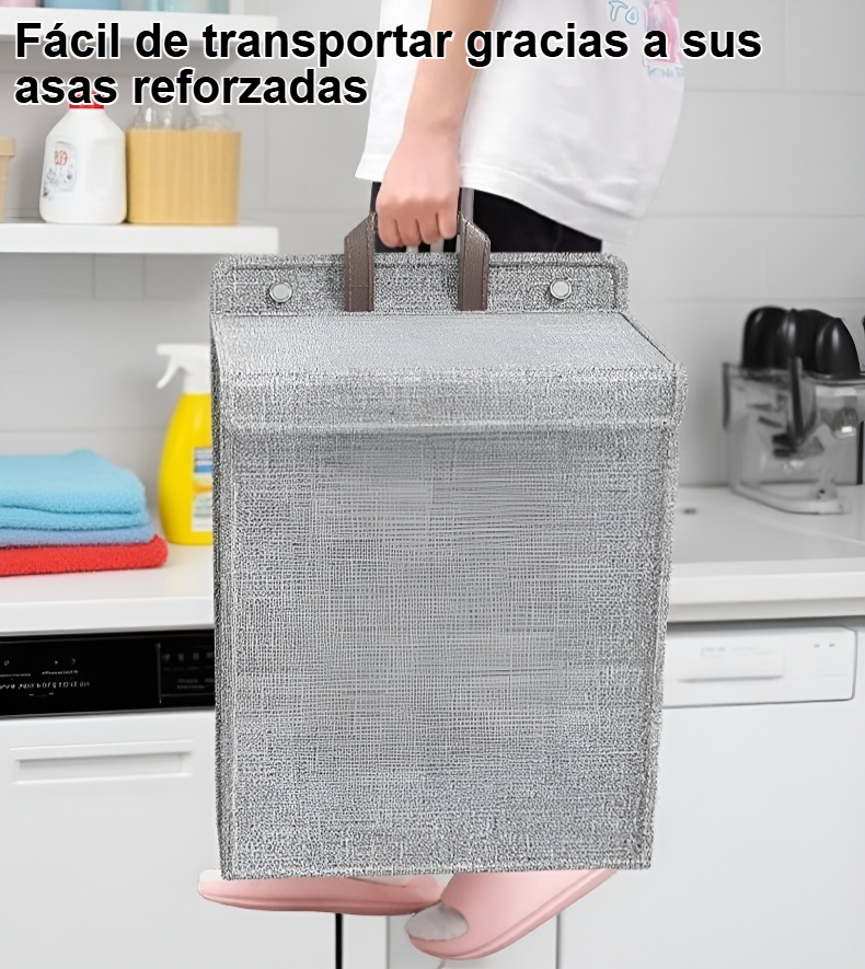 Cesta organizadora de ropa ecológica para el hogar