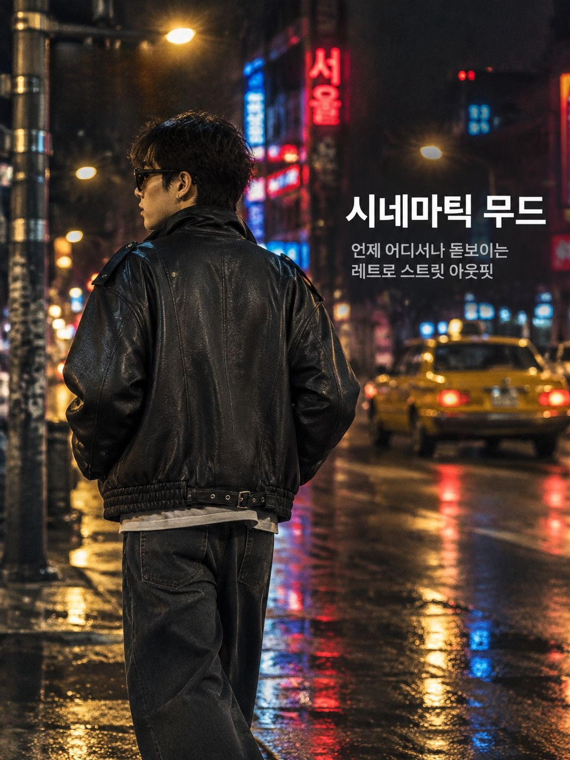 데일리룩으로 활용하기 좋은 여성용 빈티지 레더 자켓