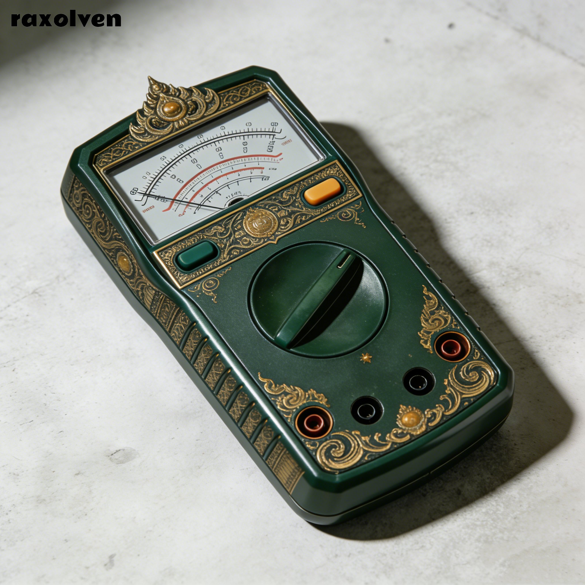 มัลติมิเตอร์ดิจิทัลวัดแรงดันไฟฟ้า