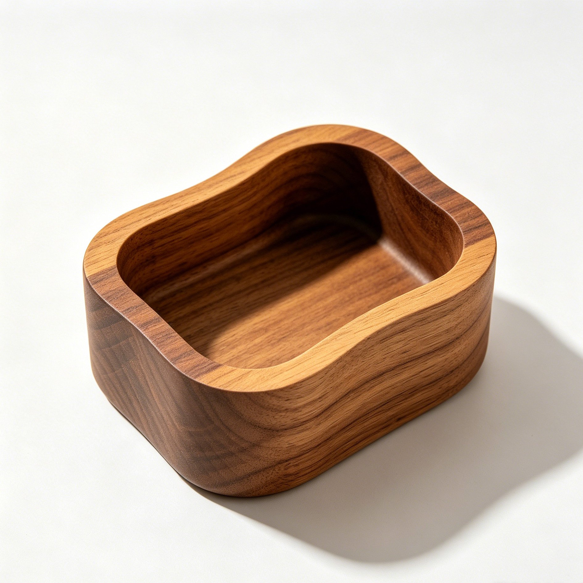 Aufbewahrungsbox aus naturbelassenem Holz mit matter Oberfläche (5er-Set)