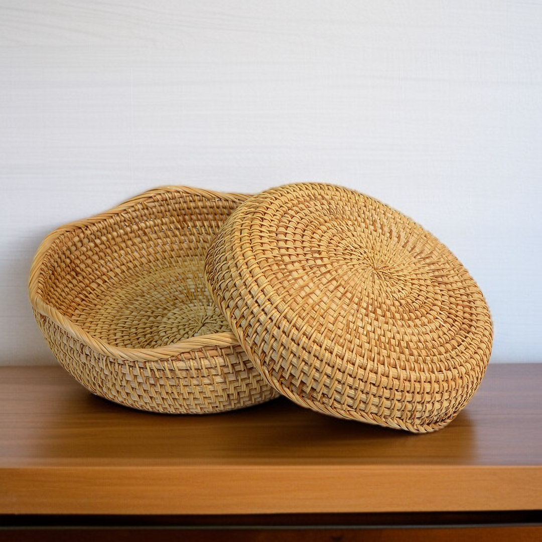 籐製フルーツバスケット