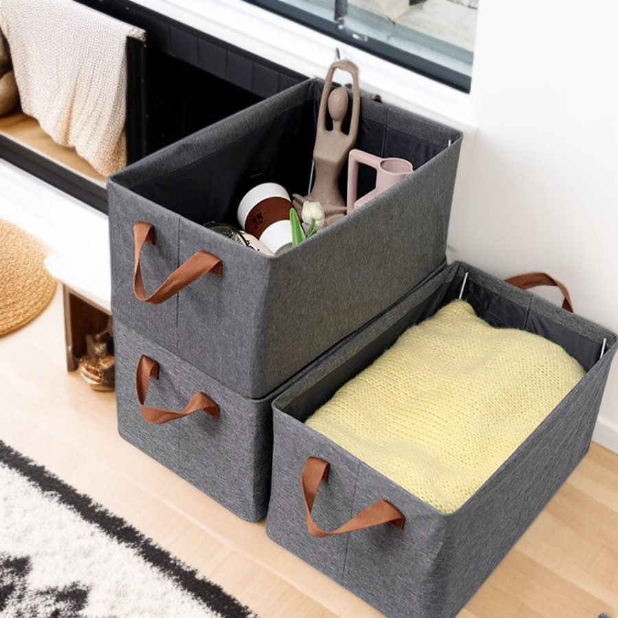 大容量の布製衣類収納