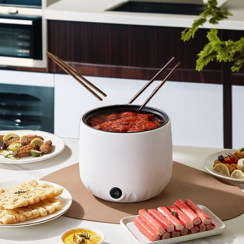 Multifunktionaler Hot Pot Reiskocher mit Timer und Antihaftbeschichtung