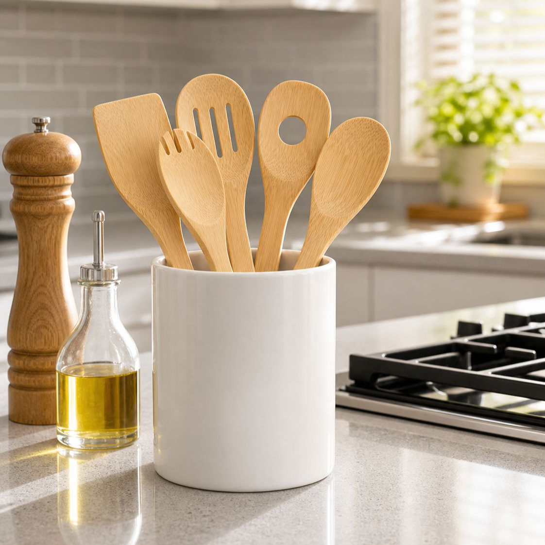 Eco-friendly Bamboo Spatula with Custom Logo