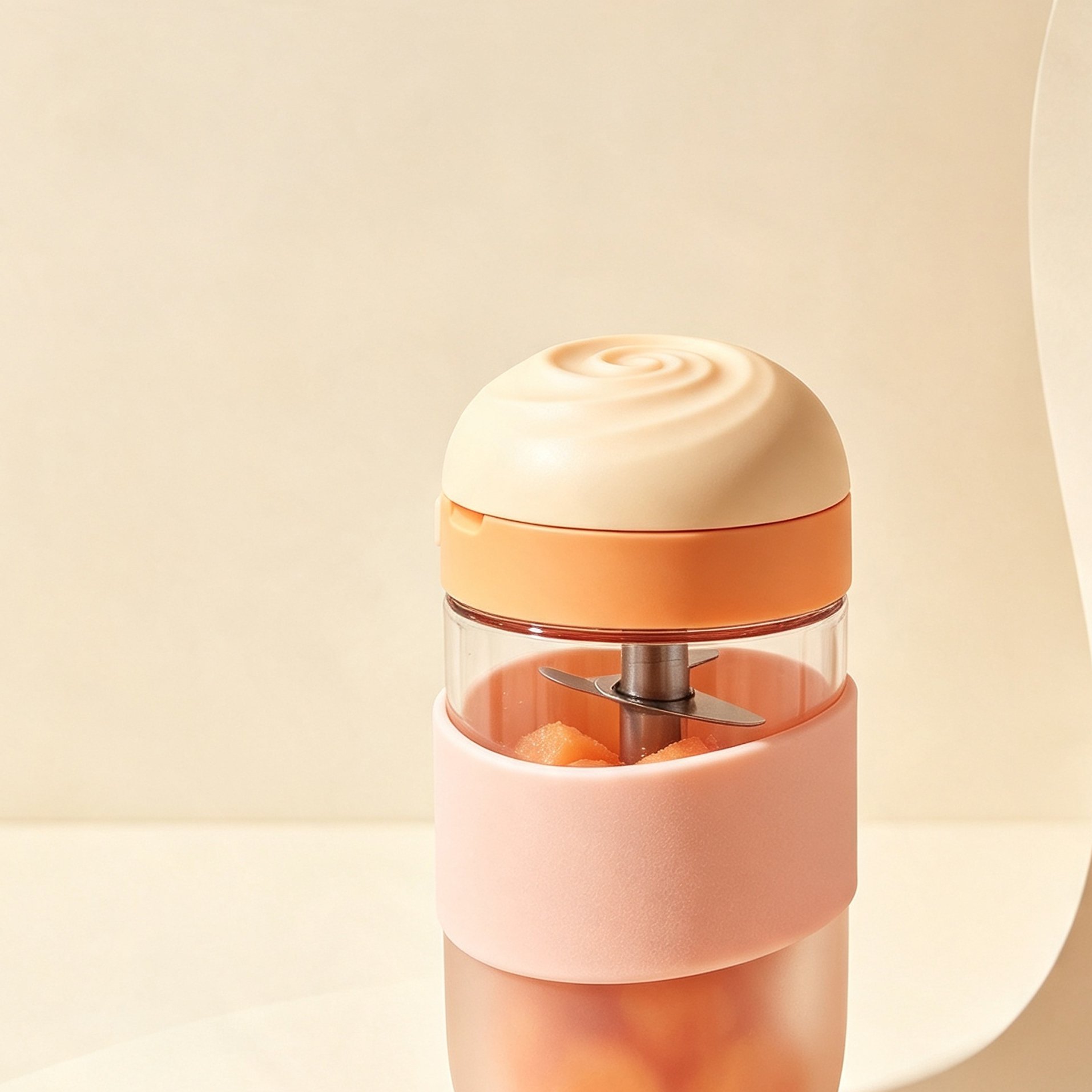 Portable electric juicer cup