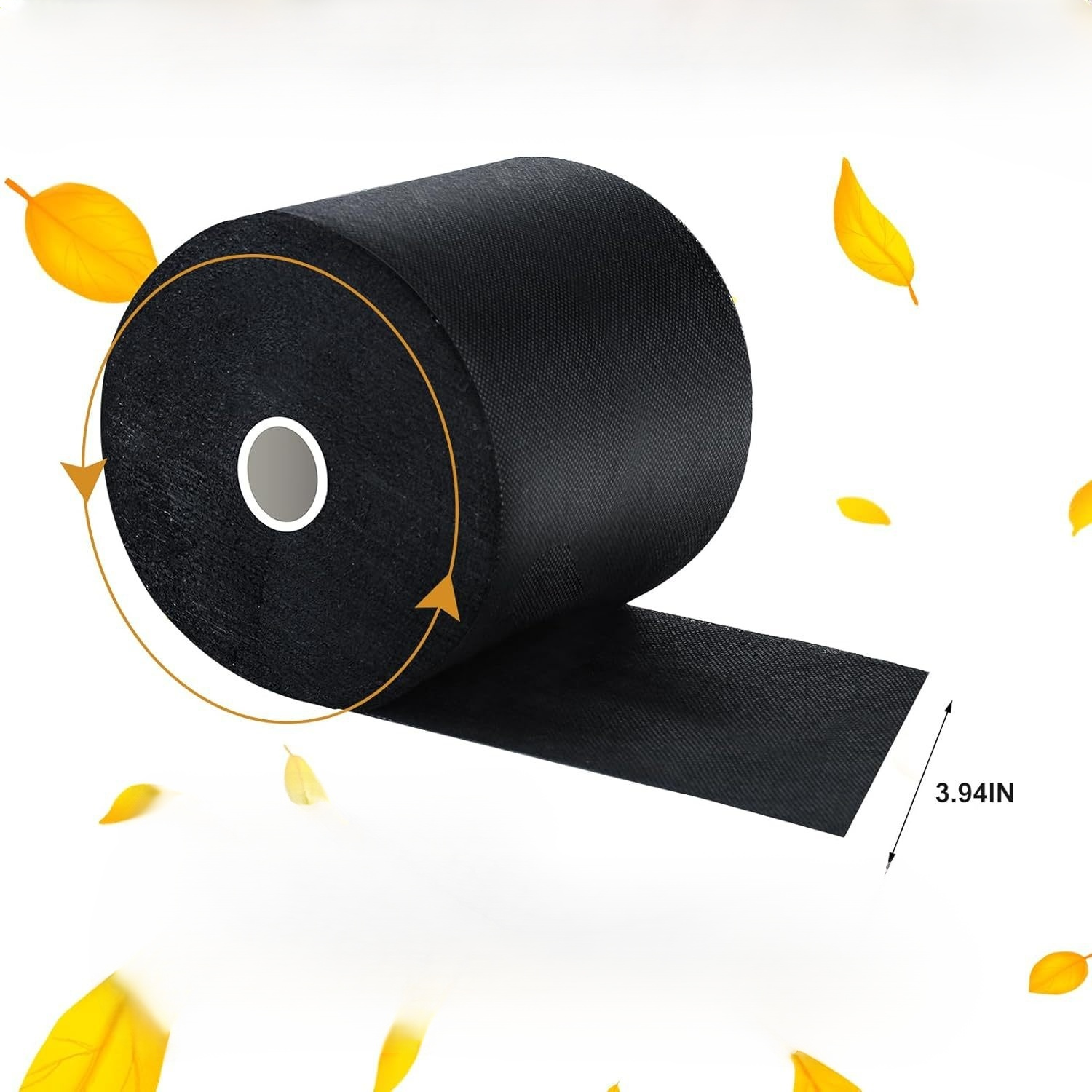 Black widened tree trunk protective cloth, cold-proof tree wrapping strip, heat-insulating non-woven