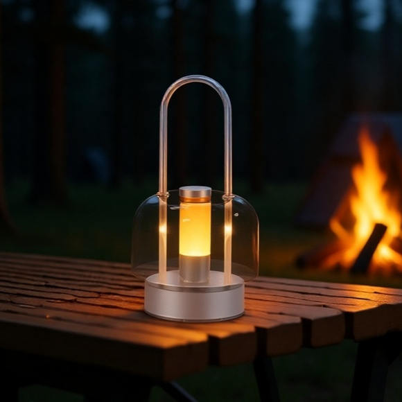 家庭用、屋外キャンプ用、3色無段階調光、USB充電式、ちらつきなし、目を保護する間接照明の北欧スタイルのポータブルタッチナイトライト。