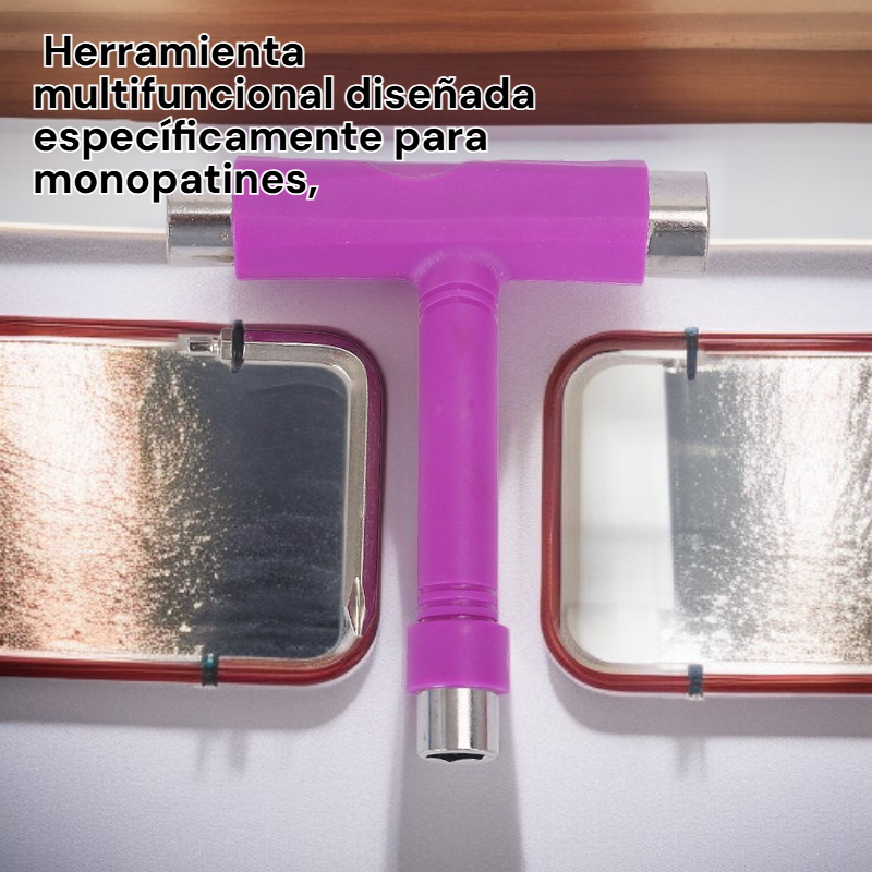  Llave herramienta para monopatín 