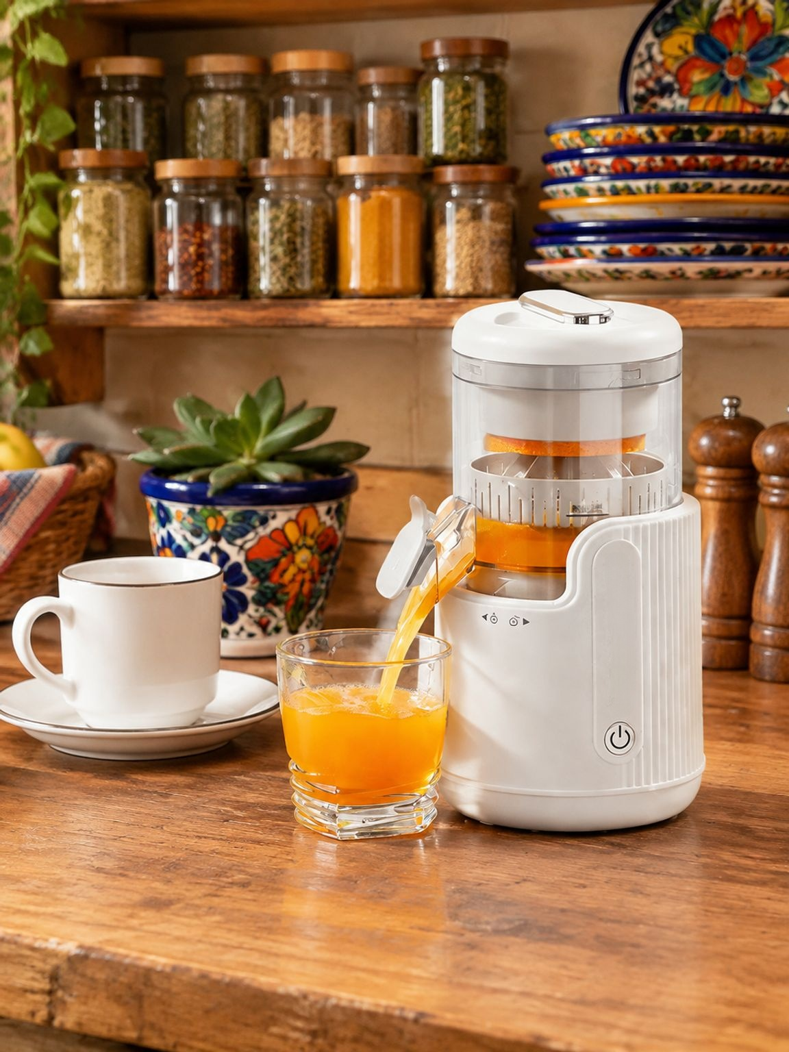 Exprimidor de jugos multifuncional para el hogar
