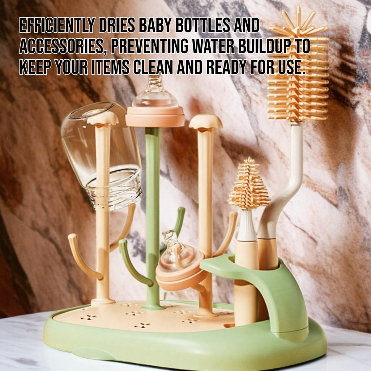 Baby bottle drainer