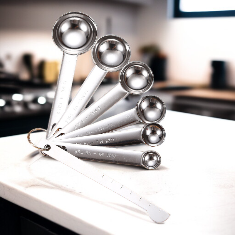  스테인리스 계량스푼 6종 세트