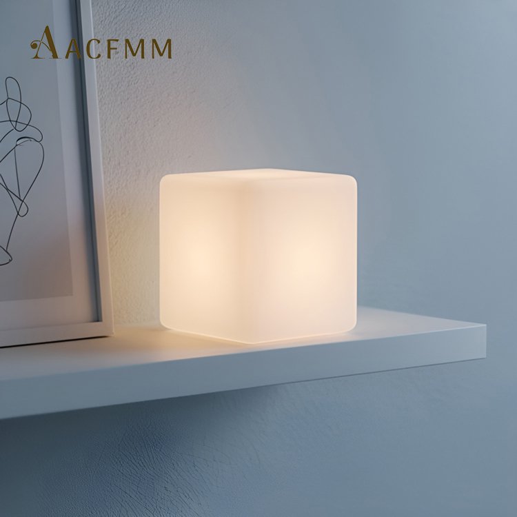 사각형 디자인 야간 조명