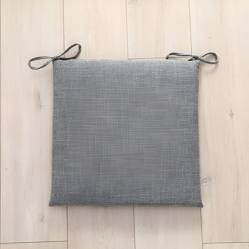 Thickened Breathable Removable Linen Chair Seat Cushion