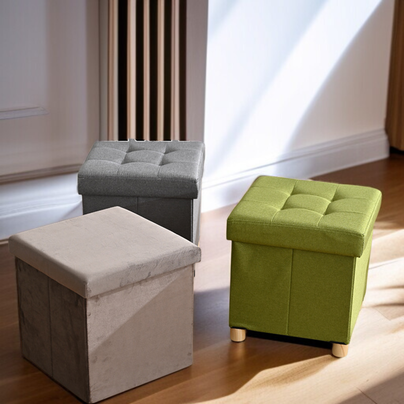 가정용 수납 걸상 다용도 접이식 소파 보강형 수납 걸상 수납 기능 수납 걸상