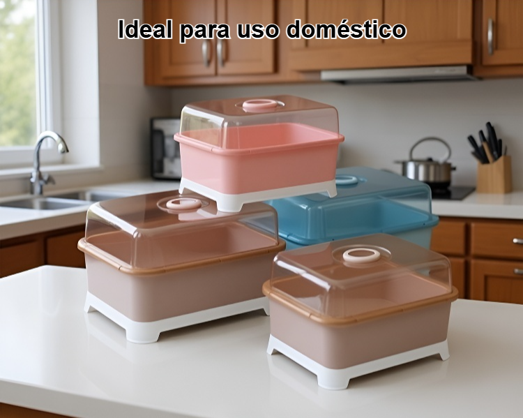 Cesta coladora para arroz sobre fregadero