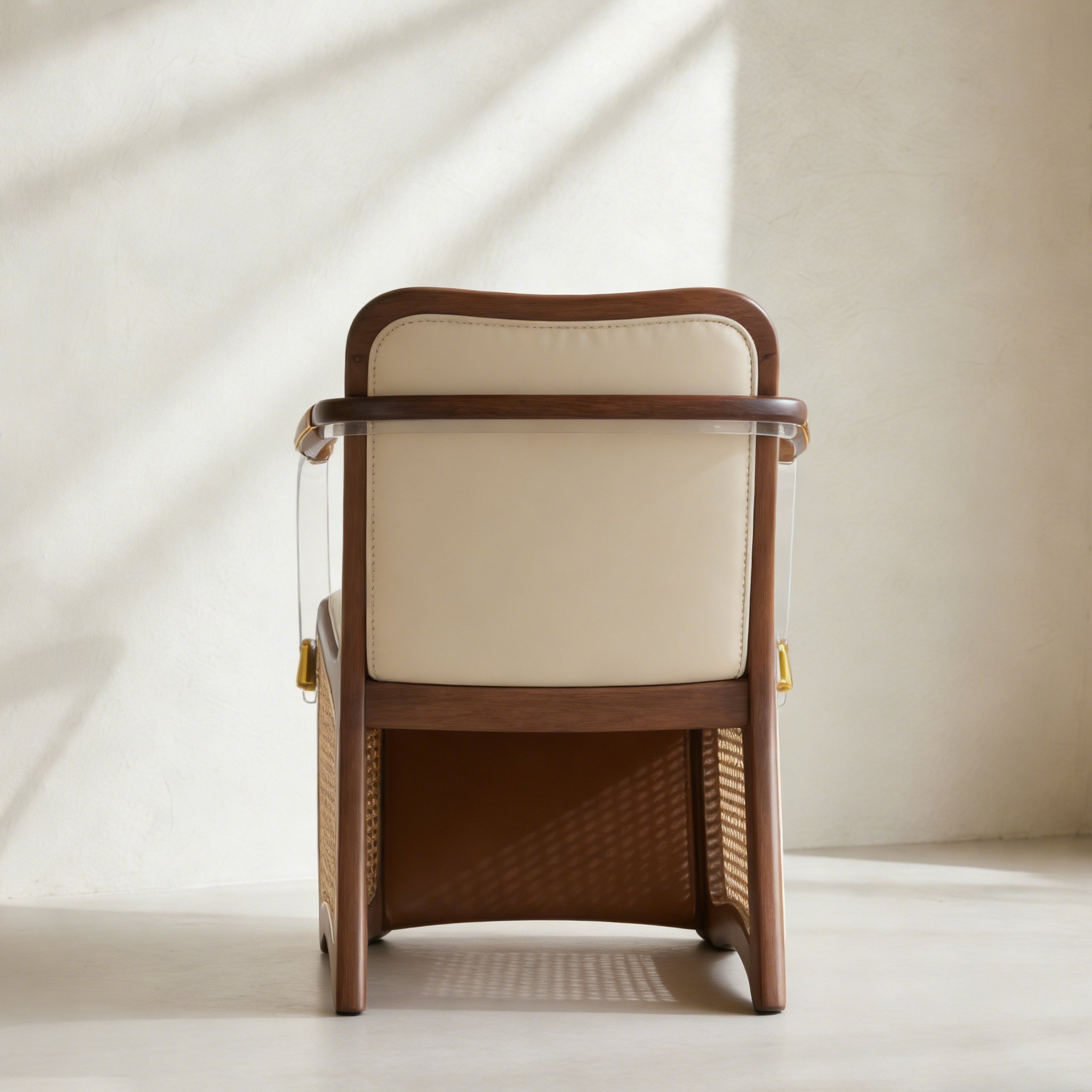 เก้าอี้หวายหนังสานสำหรับตกแต่งบ้าน