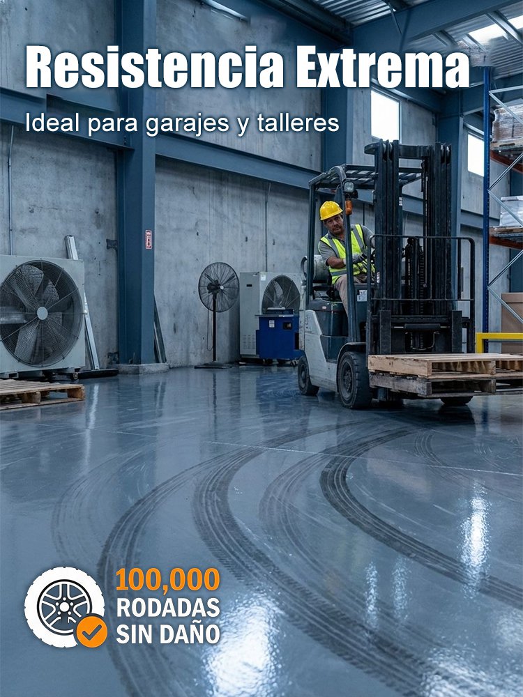 Revestimiento epoxi para suelos de uso general [ecológico e inodoro]