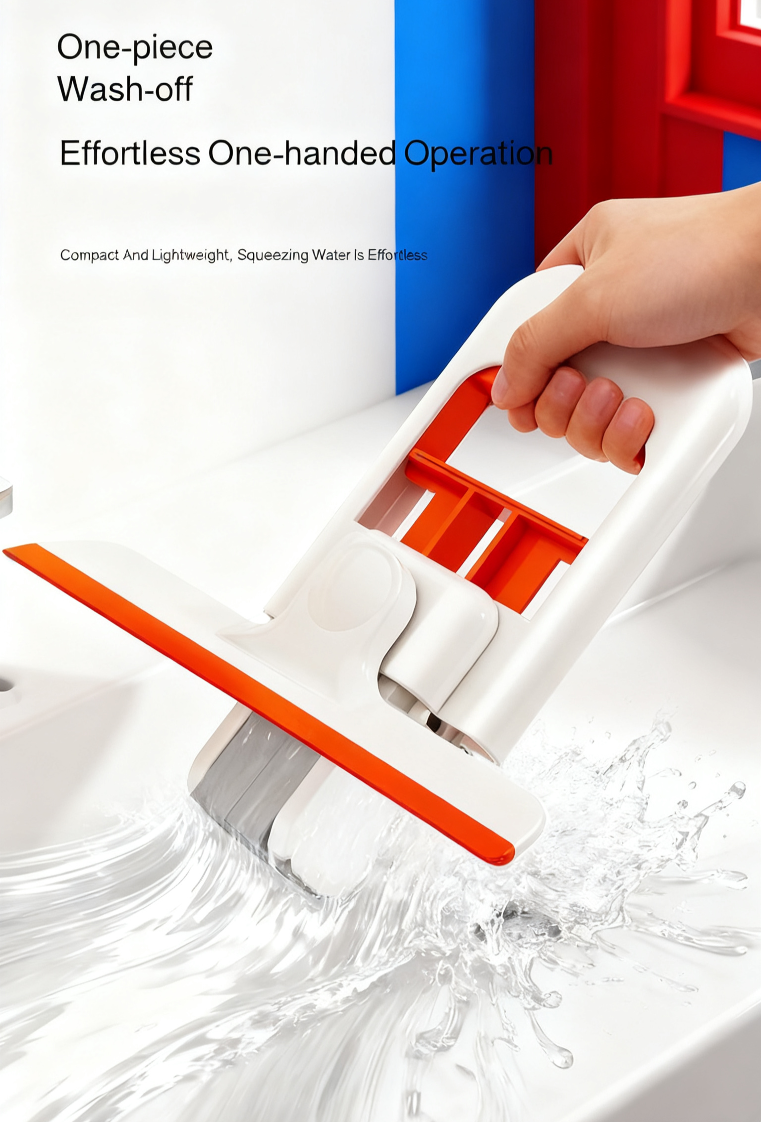 Compact mop for desktop and office use