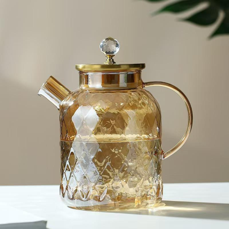 High borosilicate heat-resistant glass teapot