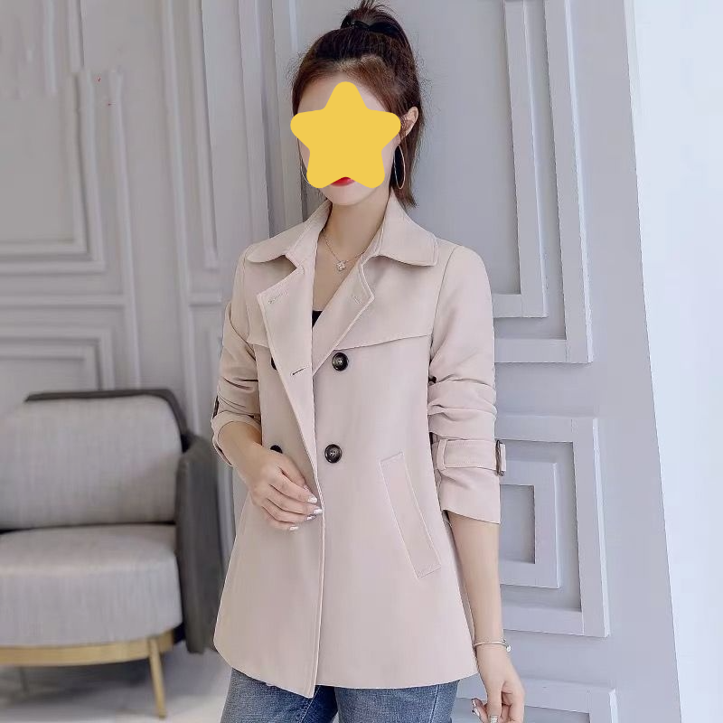 패셔너블 캐주얼 숏 트렌치코트