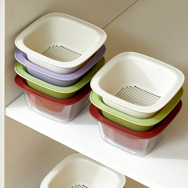 Multifunctional Double-layer Drain Basket