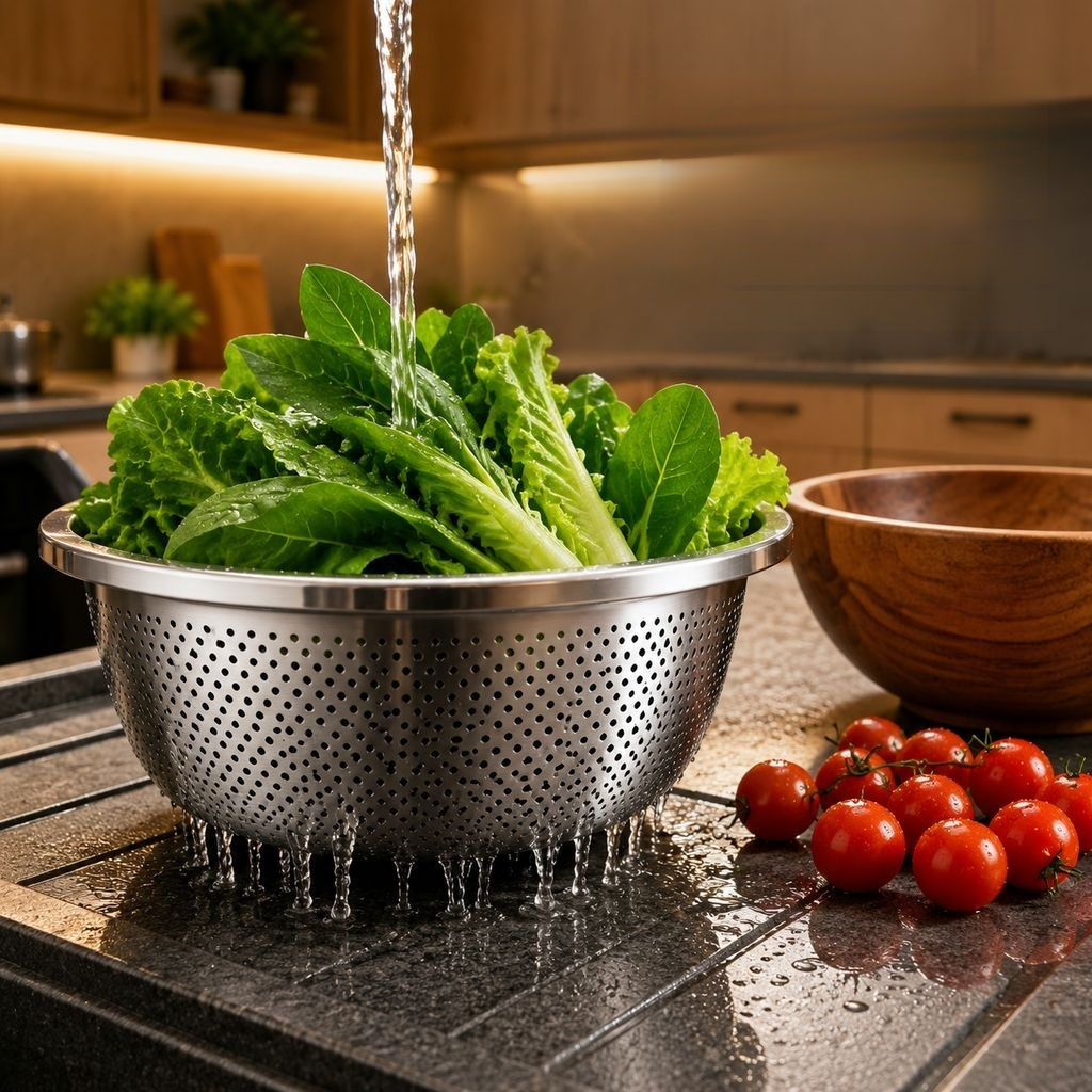 Panier égouttoir en inox