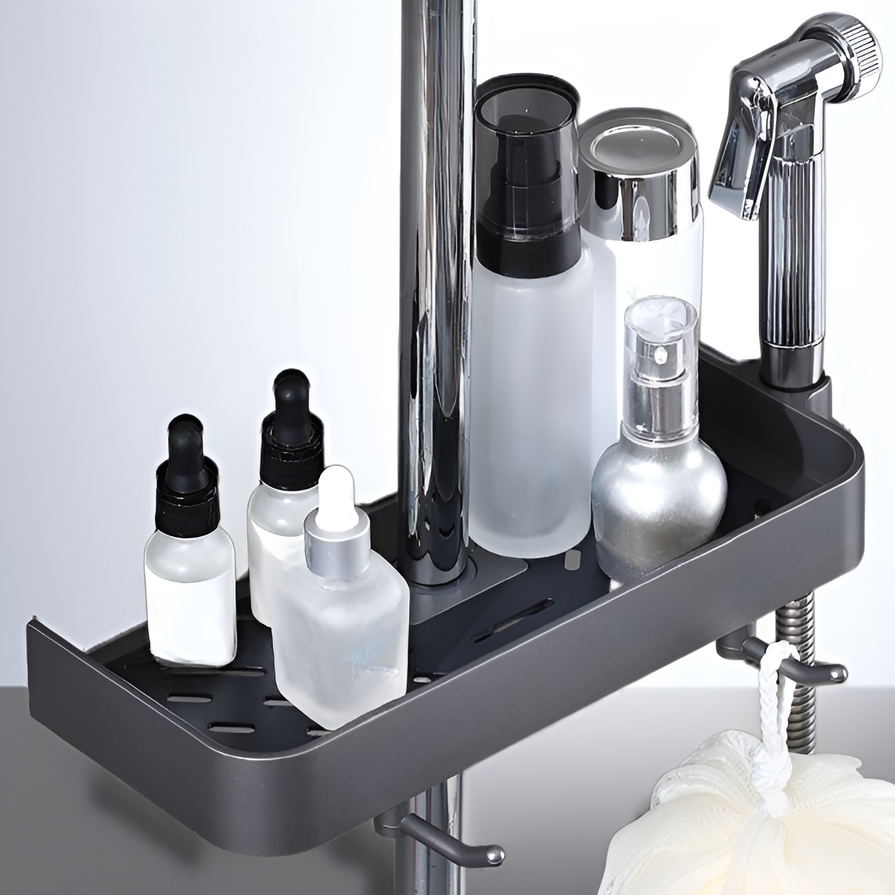 ฝักบัวอาบน้ำฝักบัวก้านยกแท่นวางสินค้า