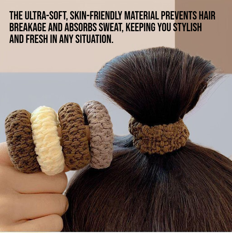 Close-up of stretchy thick headband material