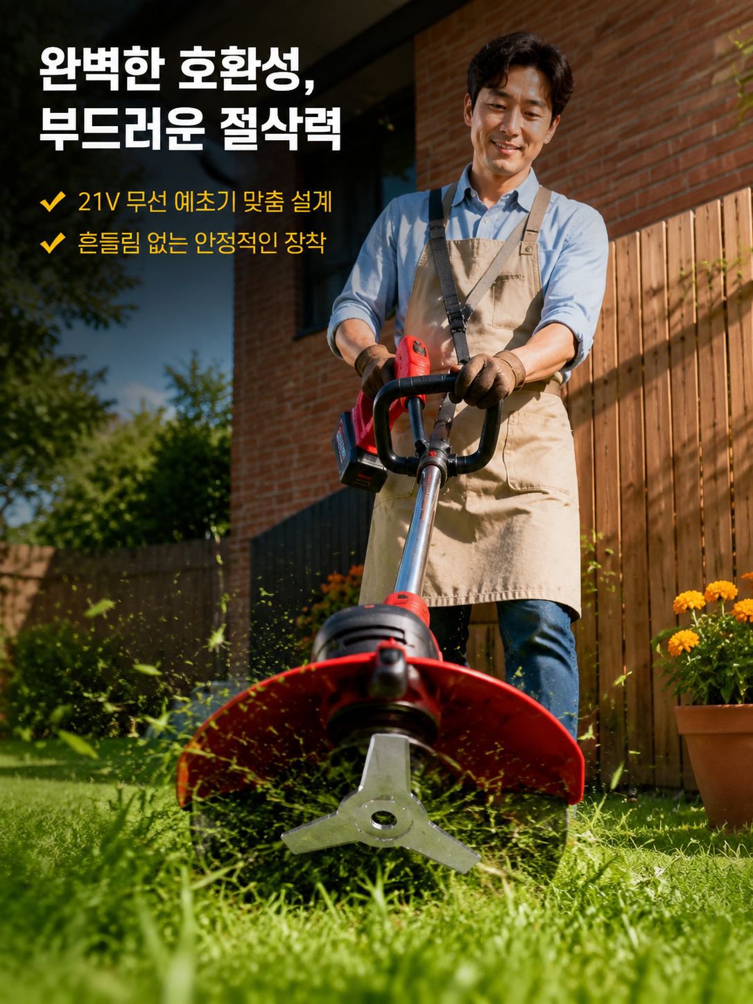 리튬전지 제초기 블레이드 부품 대전 제초기 톱날 망간강 제초기 전용 블레이드 공구 풀머리