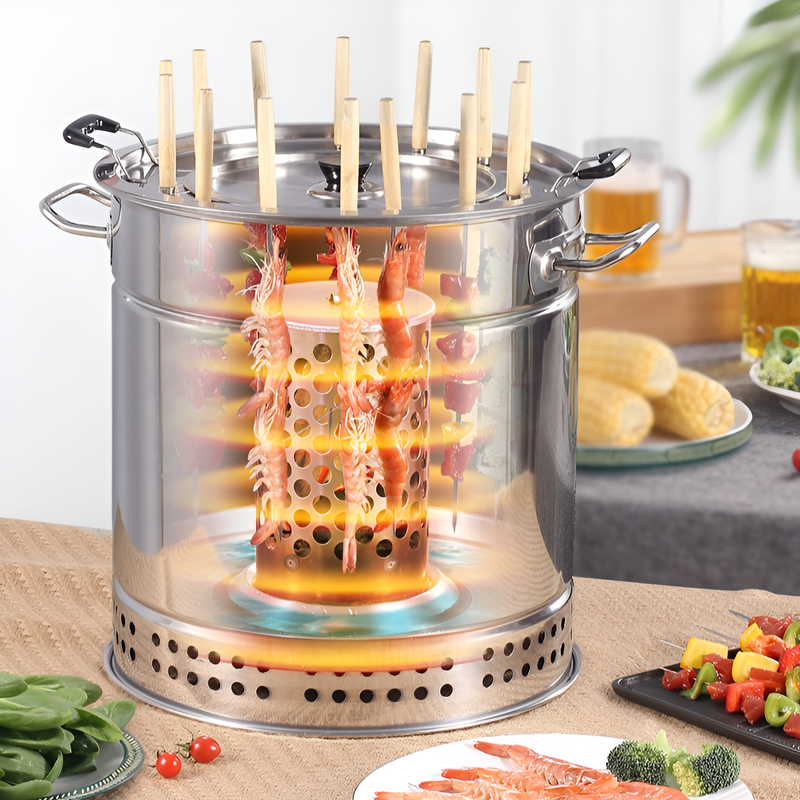 家庭用ポータブル吊り下げグリルセット