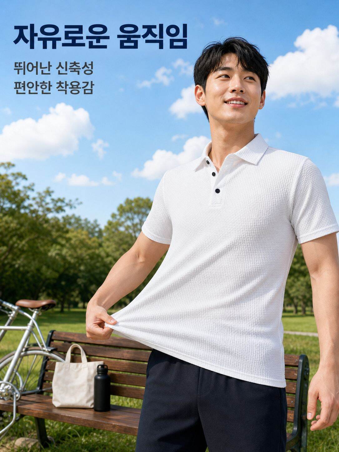 여름 남성용 아이스 실크 통풍 반팔 티셔츠, 청년 캐주얼 루즈핏