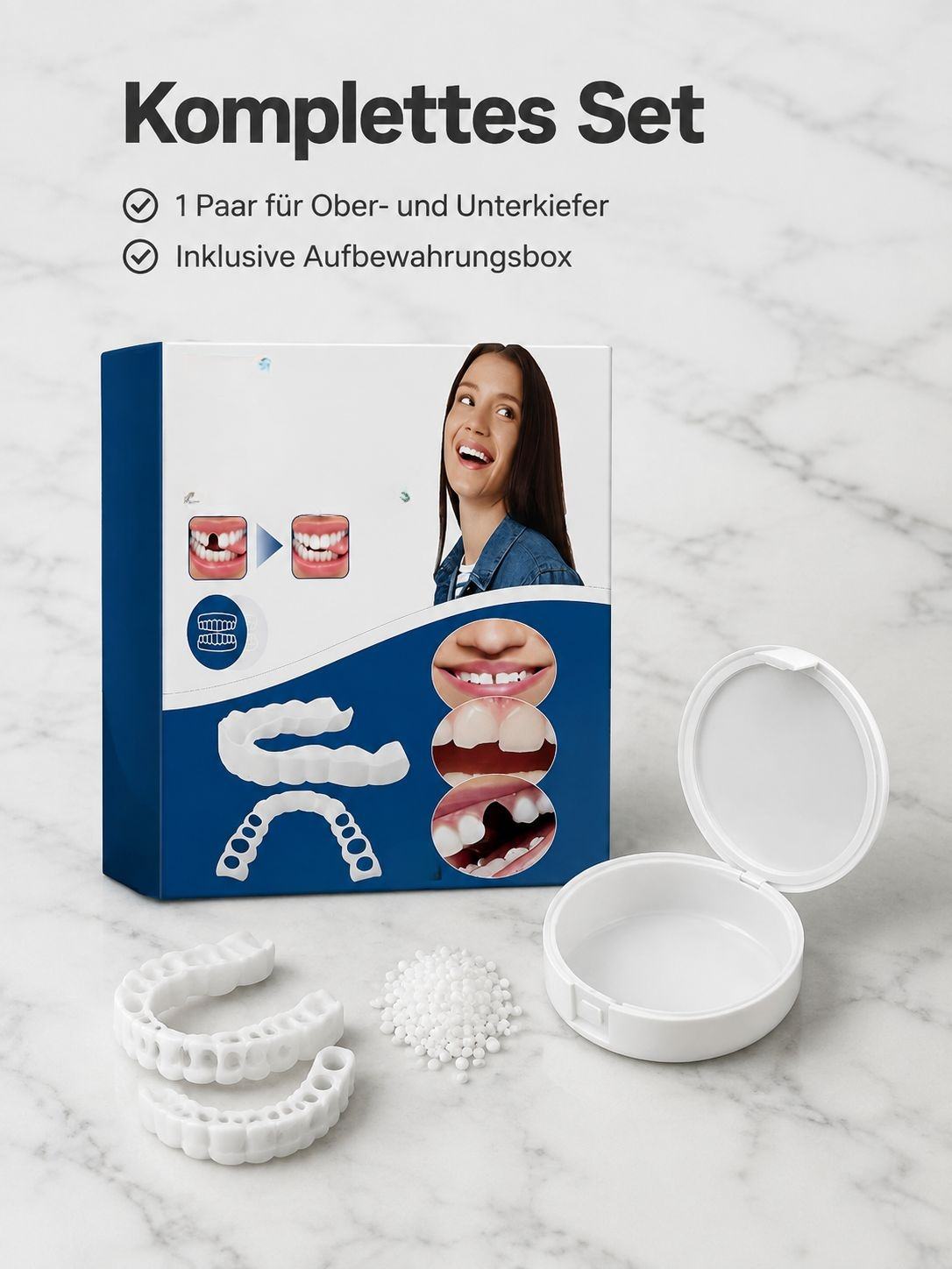 Simulation Zahnspange für kieferorthopädische Pflege