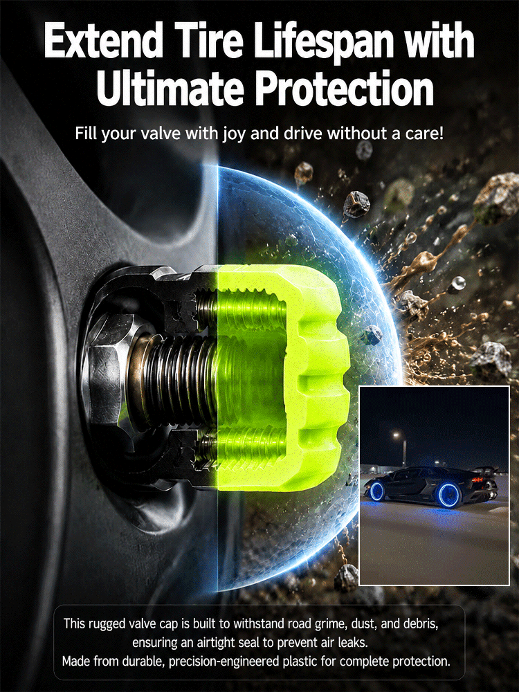 HFH-[Driving experience like a sports car!] Cool illuminated tire valve caps
