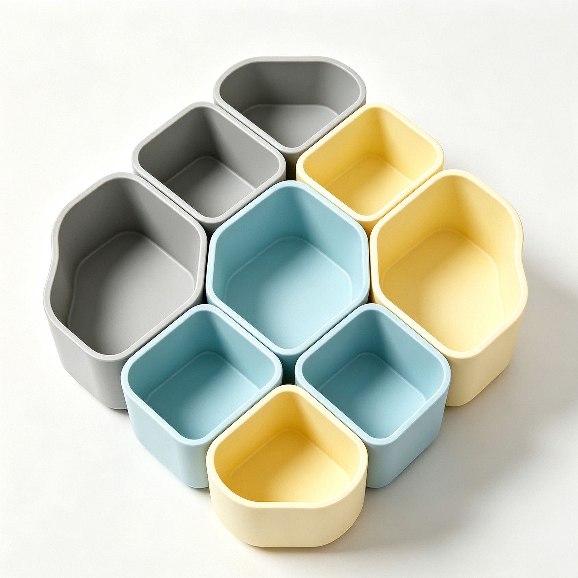 Star Corner Multi-compartment Storage Box