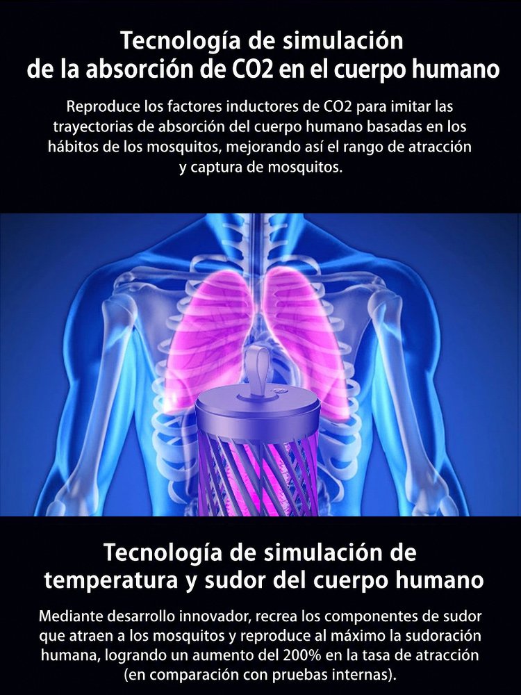 Lámpara antimosquitos para ahuyentar mosquitos