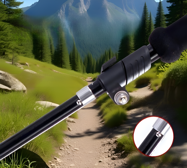 Antypoślizgowe uchwyty kijków trekkingowych