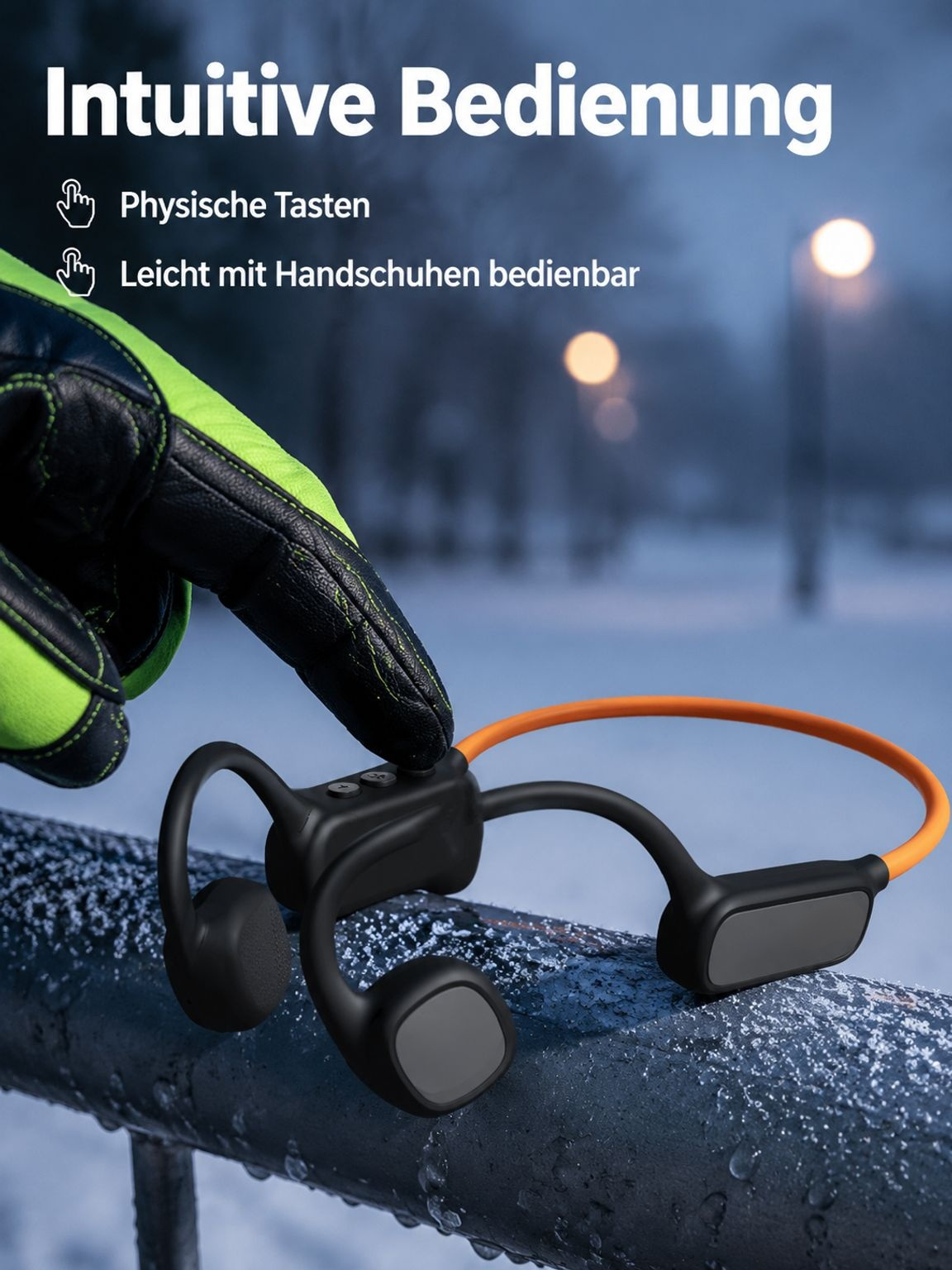 Trendige 2025 Bluetooth-Kopfhörer mit Lichtfunktion