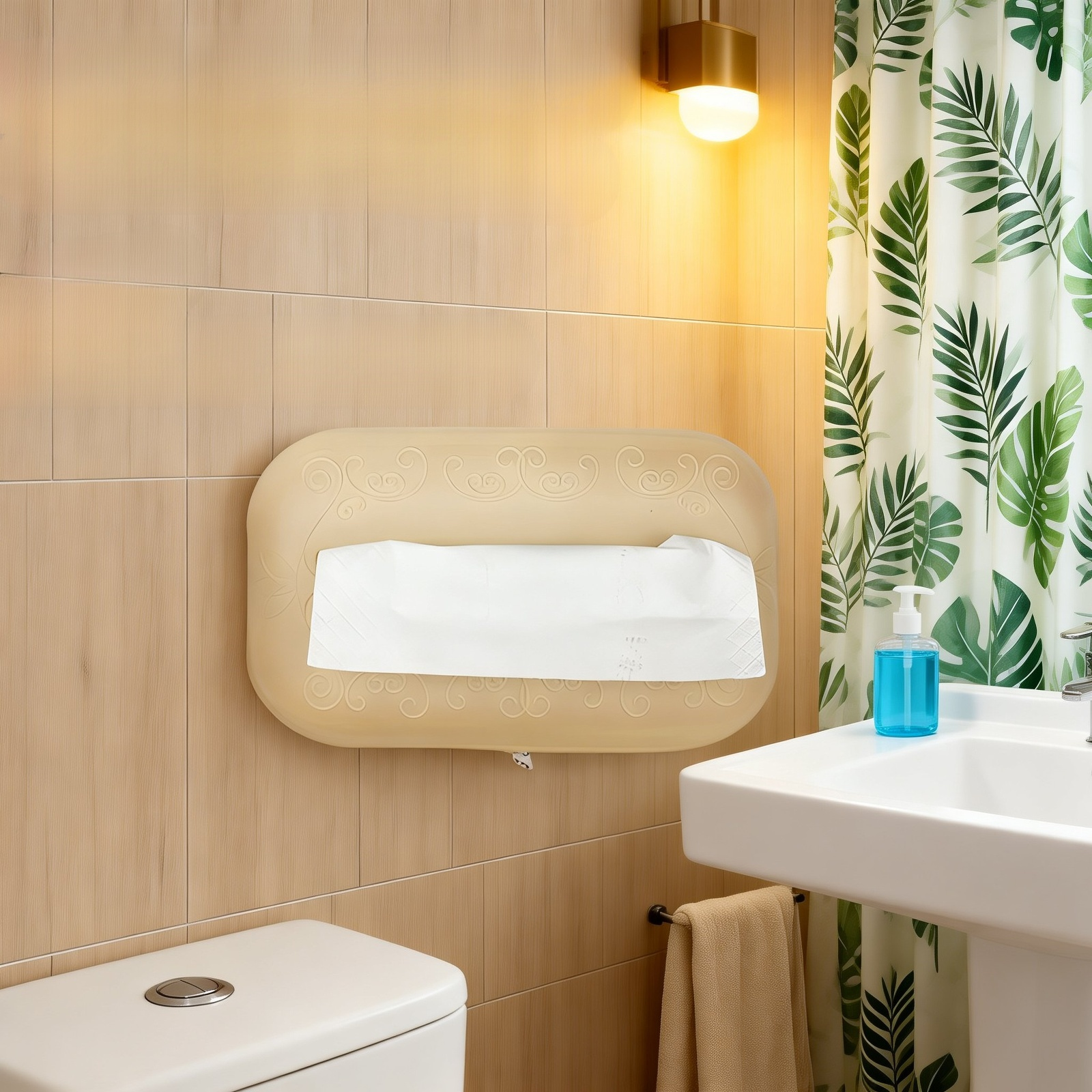 Multifunktionale Silikon Taschentuchbox mit Reißverschluss