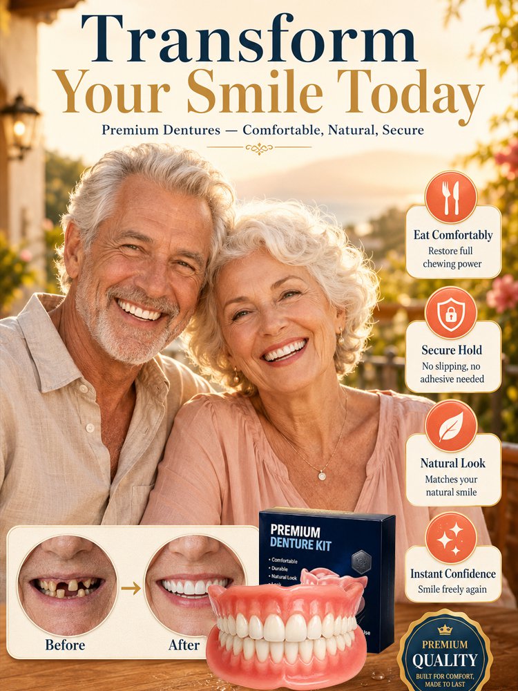 ADA-certified complete dentures (USA)