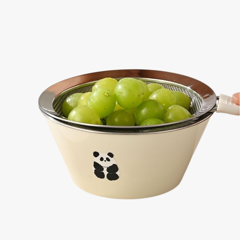 가정용 스텐 물빠짐 대야 작은 싱크대 스텐 그릇 물빠짐 바구니 반죽 반죽 그릇