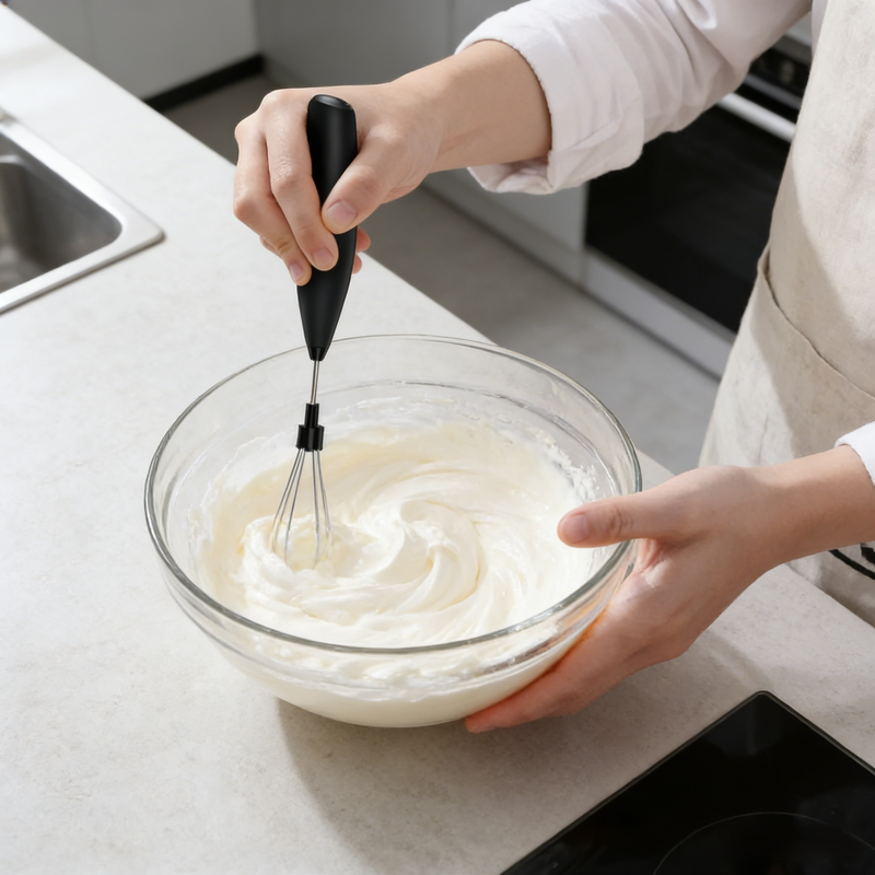 Tragbarer elektrischer Milchschäumer Kaffee-Mixer Multifunktionaler Milchaufschäumer