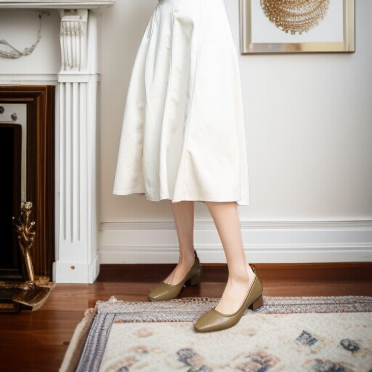 블랙 빅 사이즈 스틸레토 단화 여성 섹시 워킹화 굽 낮은 하이힐 단화 워크 섹시 굽 힐