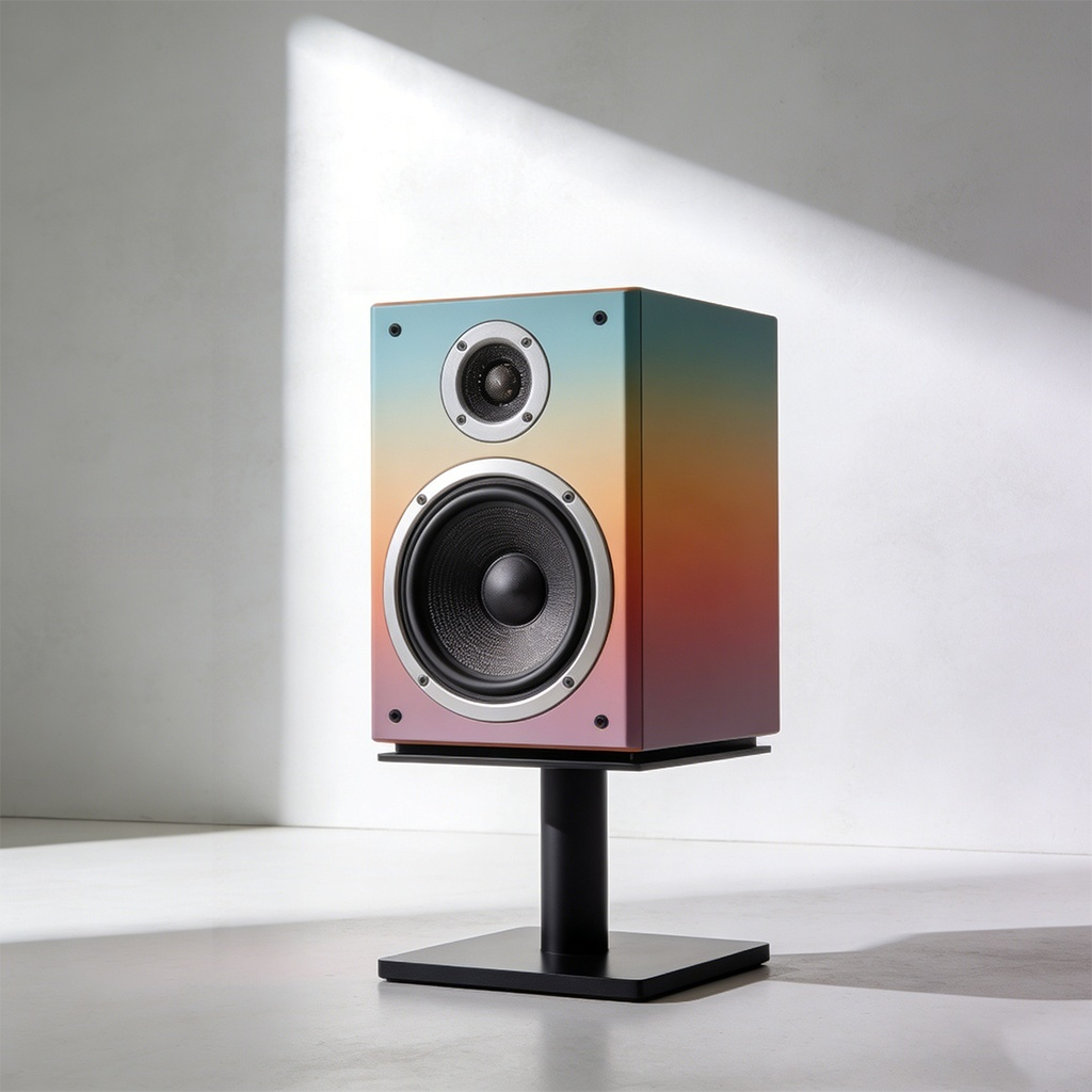 Altavoz para cine en casa en la sala de estar